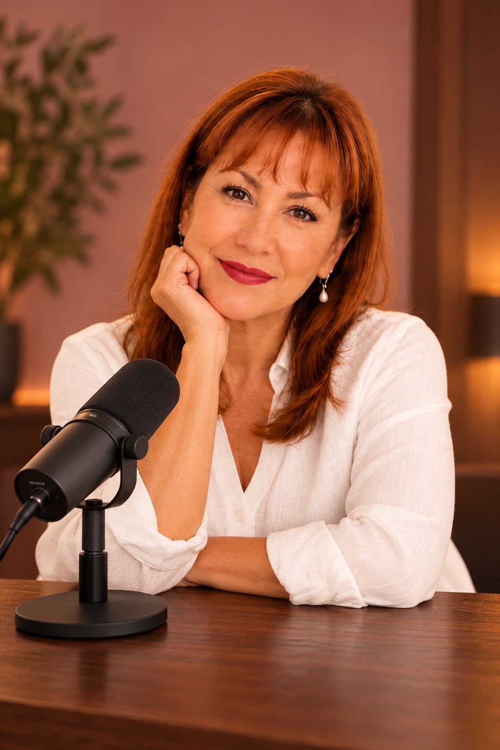 Virginia León, presentadora de Punto y Seguido